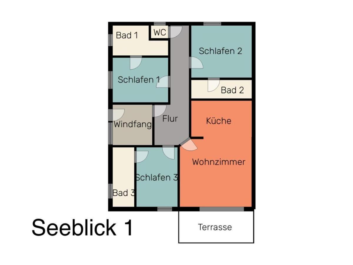 Seeblick 1 Norddeich  Exteriér fotografie